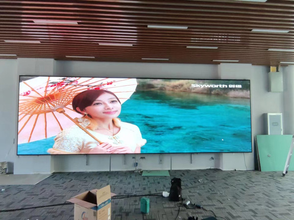 古蔺P1.53led小间距屏安装案例